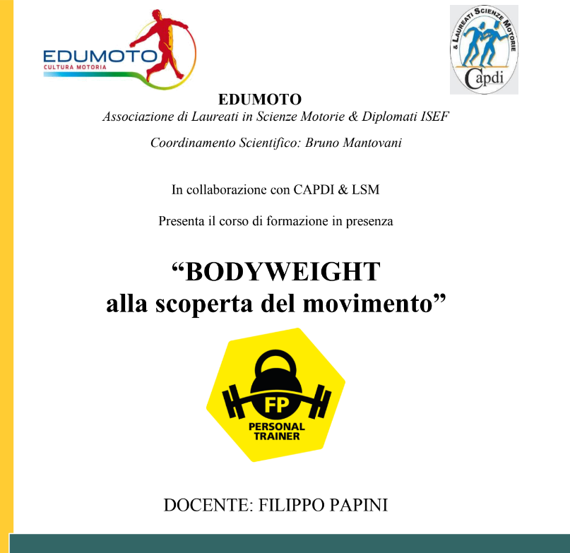 BODYWEIGHT: Corso di aggiornamento